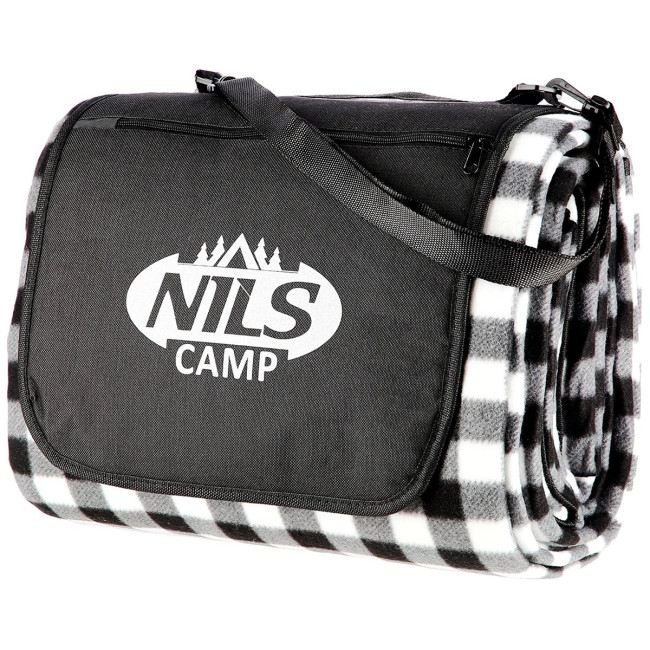 Килимок для пікніка NILS CAMP NC2310 300x200 см - чорно-білий