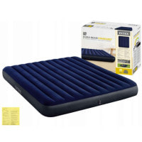 Матрац надувний Intex 64755 203x183x25 см, темно-синій