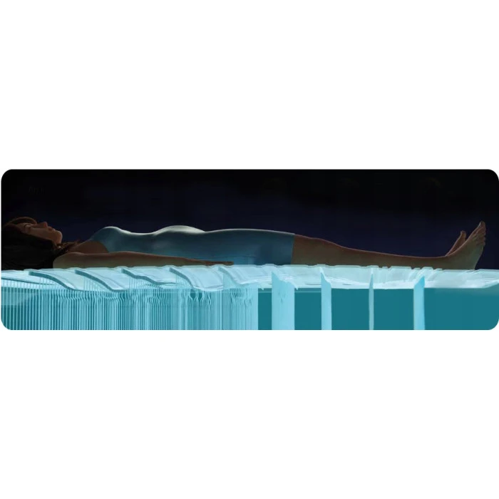 Матрас надувной INTEX 64448 с насосом 236 x 152 x 46 см, серый