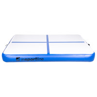 Надувной коврик inSPORTline Air-impact 200x150 см, бело-синий