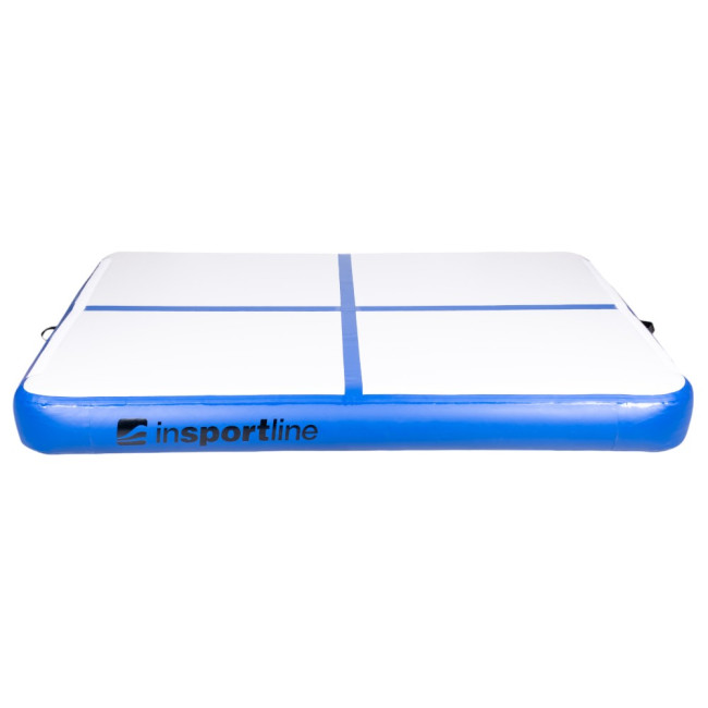 Надувной коврик inSPORTline Air-impact 200x150 см, бело-синий