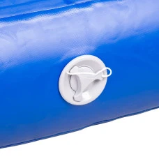 Надувной коврик inSPORTline Air-impact 200x150 см, бело-синий