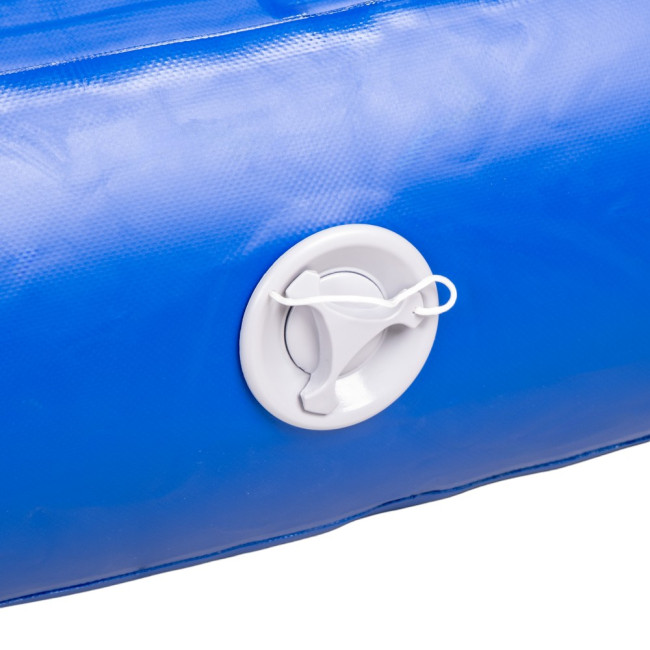 Надувной коврик inSPORTline Air-impact 200x150 см, бело-синий