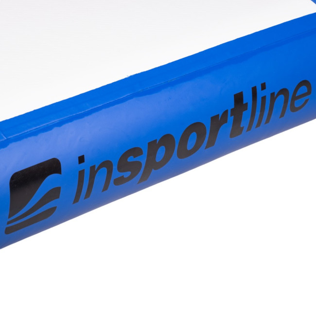 Надувной коврик inSPORTline Air-impact 200x150 см, бело-синий