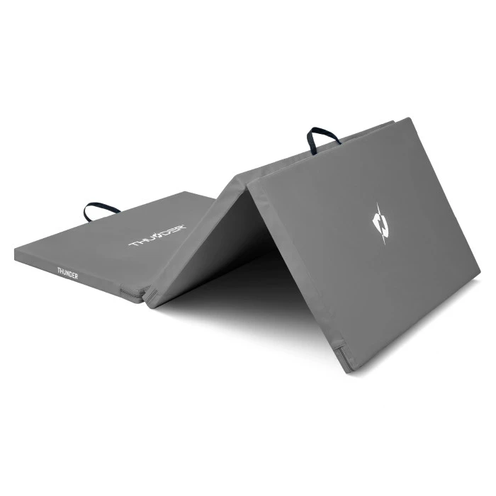 Мат гімнастичний THUNDER MG-03, 197 х 90 х 5 см, сірий