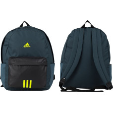 Школьный городской спортивный рюкзак Adidas Classic Badge of Sport 3-Stripes turquoise IK5722