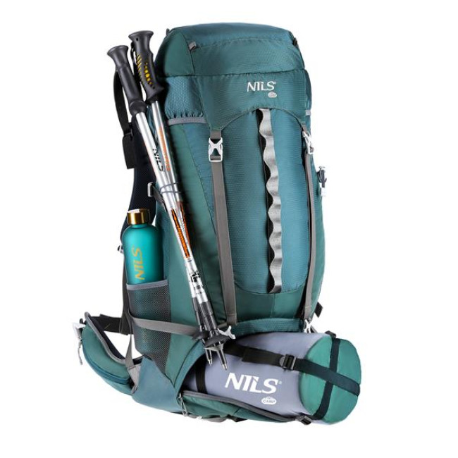 Рюкзак туристический NC1949 GREEN BERGEN 65L NILS CAMP