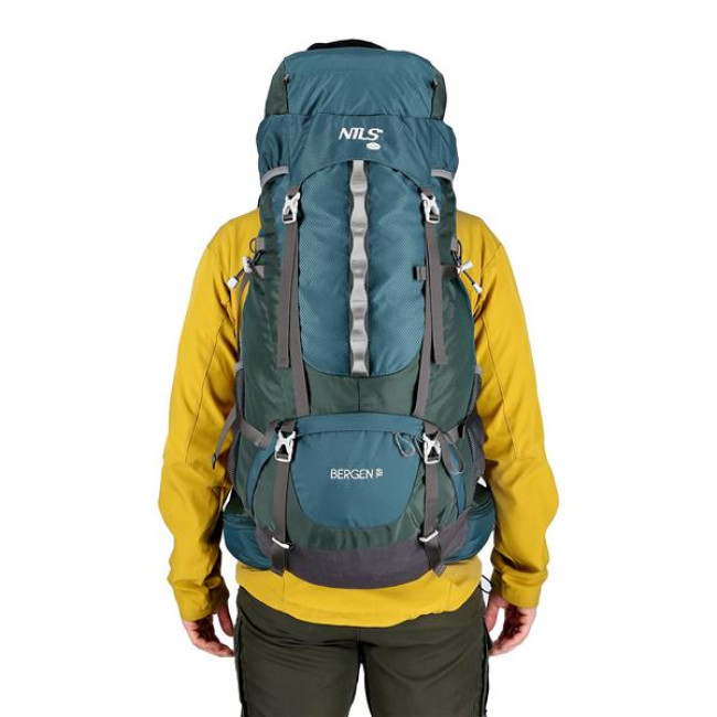 Рюкзак туристический NC1949 GREEN BERGEN 65L NILS CAMP