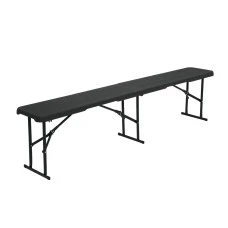 Скамейка раскладная NILS CAMP NC3404, 183 х 28 х 43 см, черная