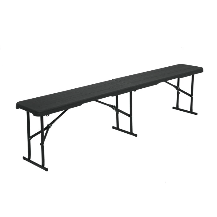 Скамейка раскладная NILS CAMP NC3404, 183 х 28 х 43 см, черная