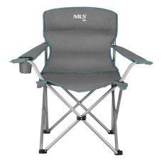 Крісло для кемпінгу NILS CAMP NC3079, сіро-зелене