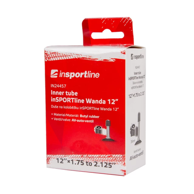 Камера для электросамоката inSPORTline Wanda 12" x 1.75-2.125" (47/62-203) AV
