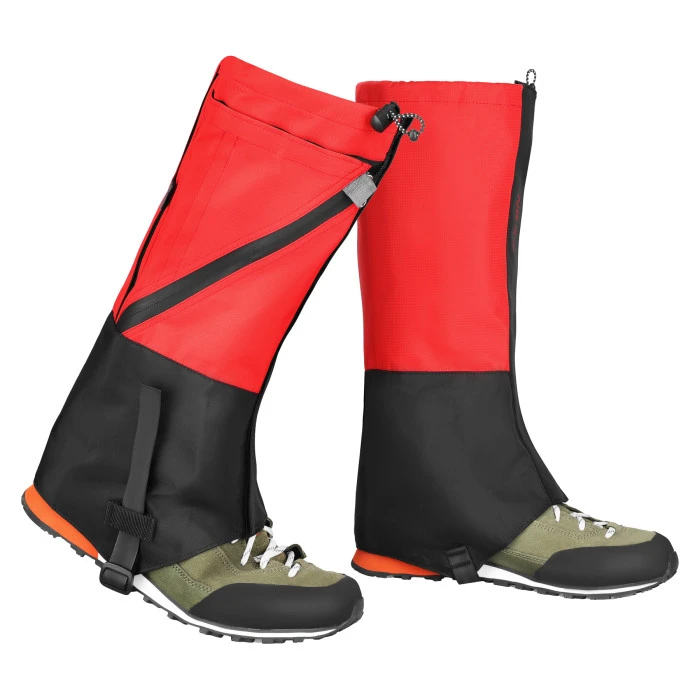 Гамаші туристичні NILS CAMP NC17112, чорно-червоні