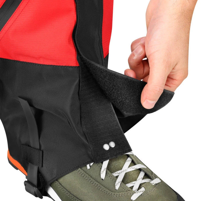 Гамаші туристичні NILS CAMP NC17112, чорно-червоні