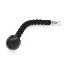 Канатный хват одинарный для тяг для мышц трицепса 70см K-Sport UW10