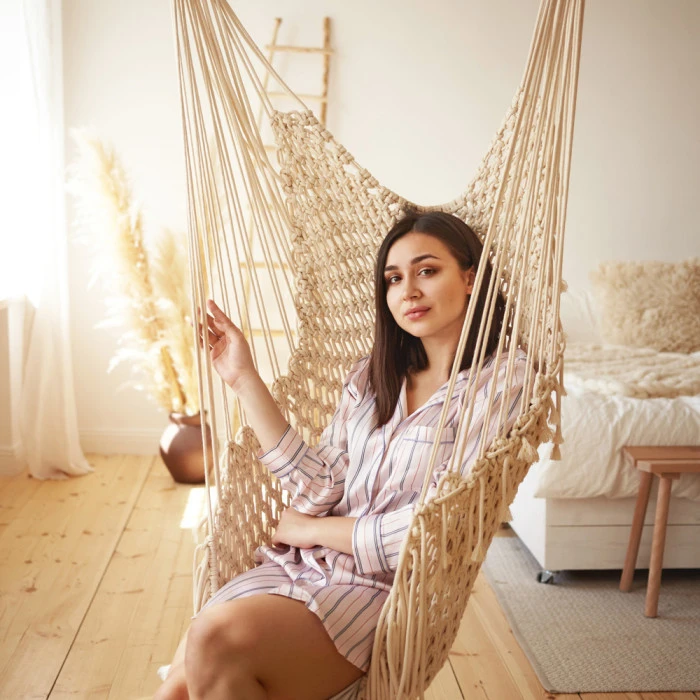 Крісло-гойдалка inSPORTline, 240 х 100 см - бежеве