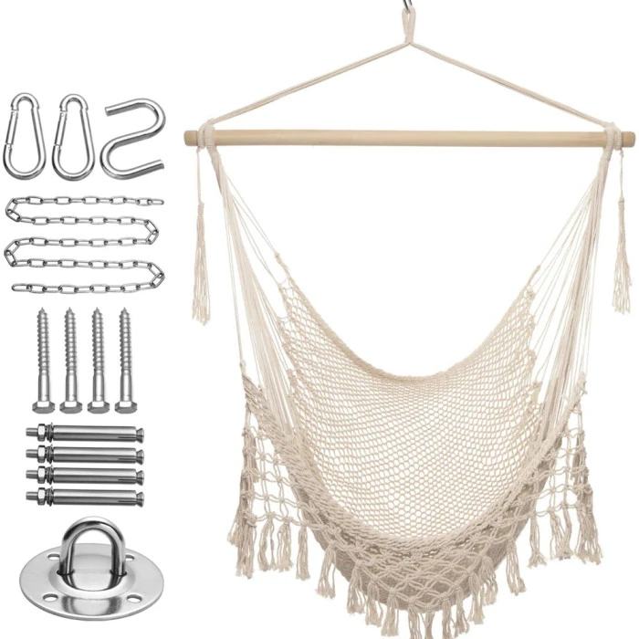 Крісло-гойдалка inSPORTline, 240 х 100 см - бежеве