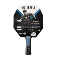 Ракетка для настільного тенісу BUTTERFLY Ovtcharov Sapphire, чорно-червона