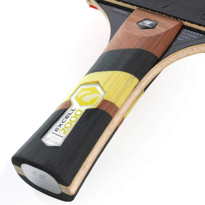 Ракетка для настольного тенниса Cornilleau EXCELL CARBON 2000, черно-красная.