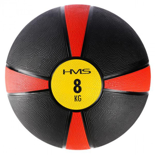 Медицинский мяч NK08 8 KG HMS – черно-красный
