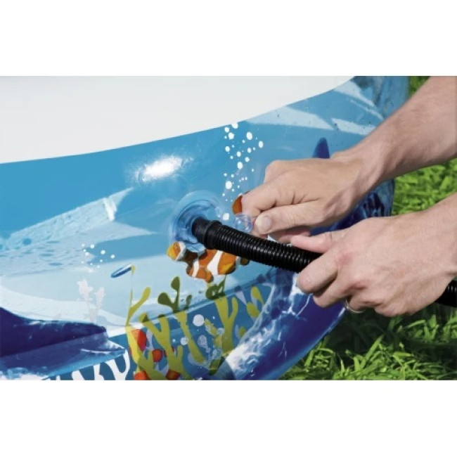 Бассейн надувной детский Sea Depths Bestway 262х157х46 см