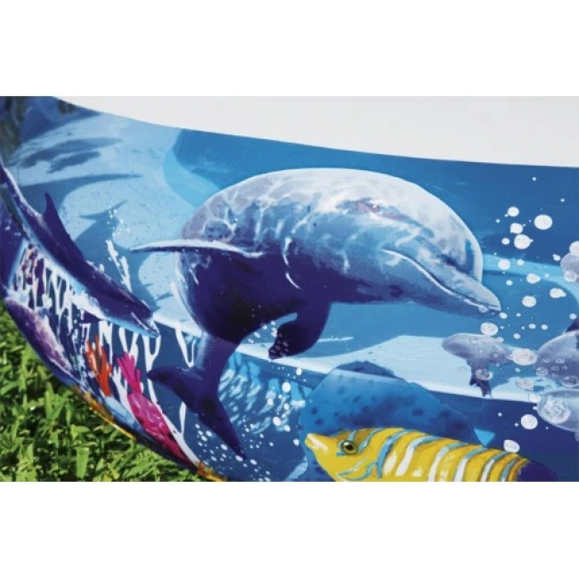 Бассейн надувной детский Sea Depths Bestway 262х157х46 см