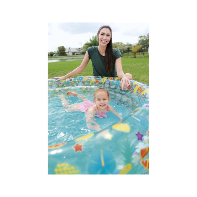 Басейн надувний дитячий Тропічні фрукти Bestway 51048 170x53 см