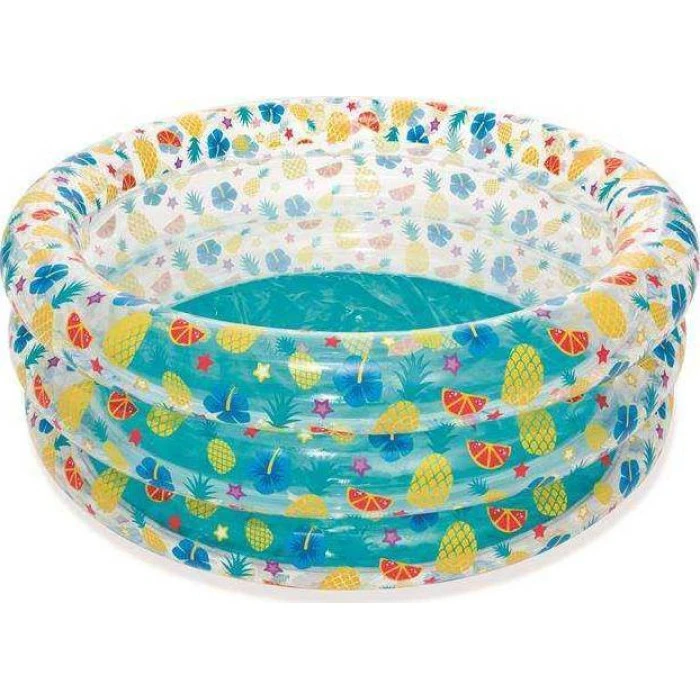 Басейн надувний дитячий Тропічні фрукти Bestway 51045 150x53 см