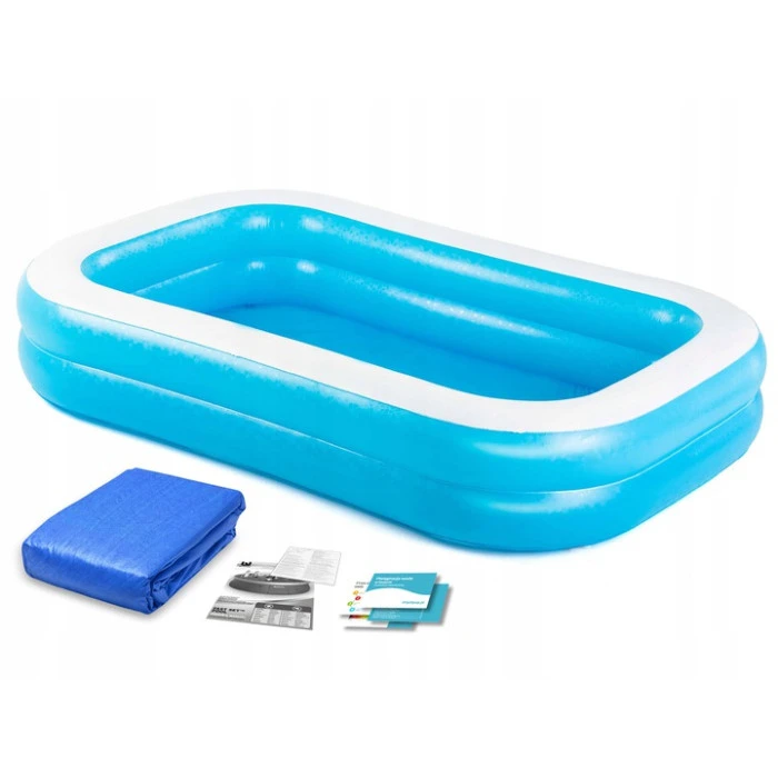 Басейн надувний дитячий Bestway 54006 262x175x51 см