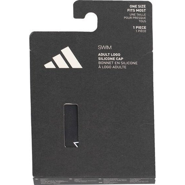 Шапочка для плавання Adidas Logo Swim IA8305, чорна