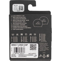 Шапочка для плавания Adidas Logo Swim IA8305, черная