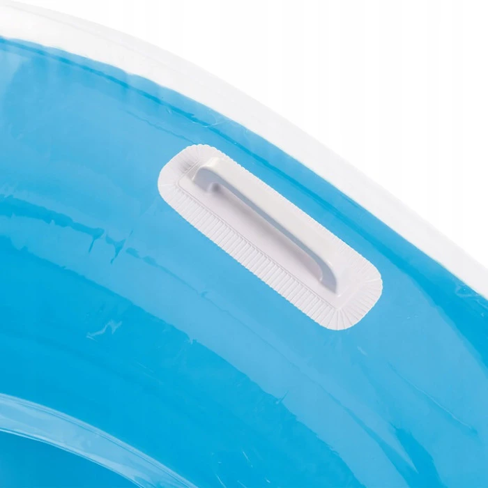 Надувное кресло с ручками и держателями для напитков Bestway 43118 голубое, 152 x 99 см