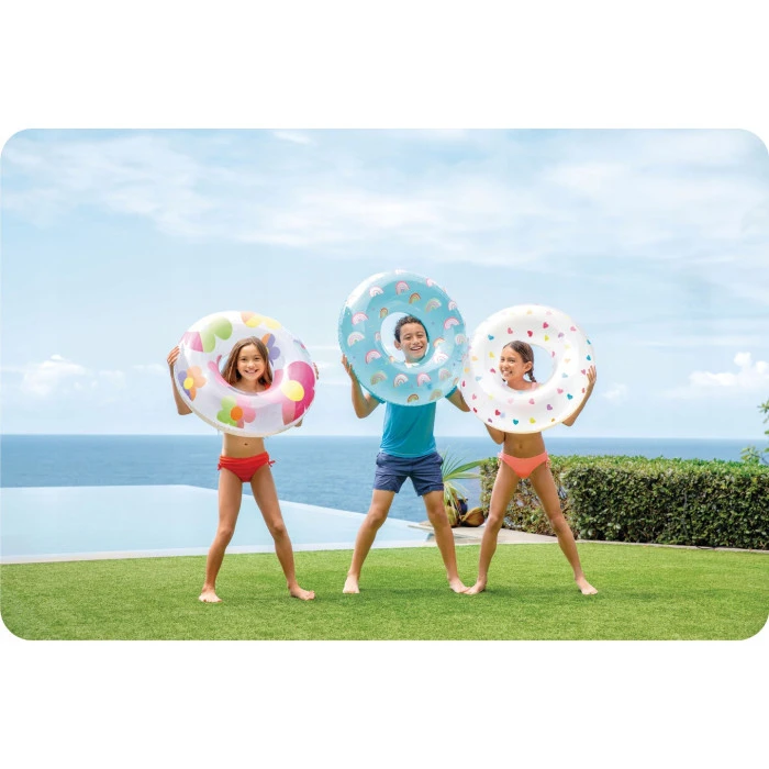 Круг надувной для плавания INTEX 59259 Сердца, 81 см