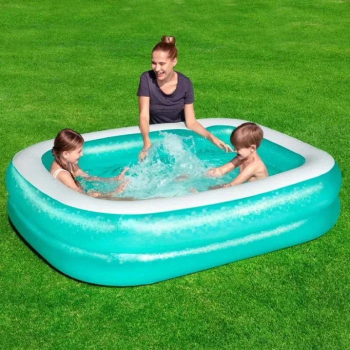 Бассейн надувной прямоугольный Bestway 54005, 201 x 150 x 51 см