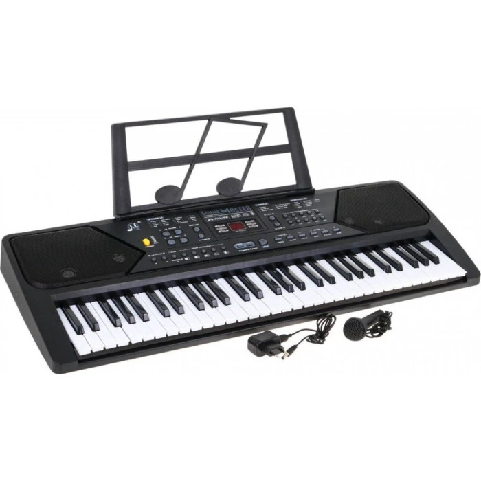 Детский синтезатор 5+ Подставка для нот Микрофон Радио