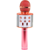 Микрофон для караоке с розовым динамиком ZMU.WS-858.ZROZ