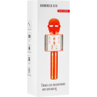 Микрофон для караоке с розовым динамиком ZMU.WS-858.ZROZ