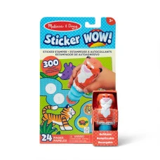 Детский блокнот и штамп Spin Master С наклейками Тигренок Melissa and Doug. Sticker WOW
