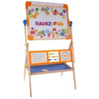 Деревянная двухсторонняя бумажная доска.