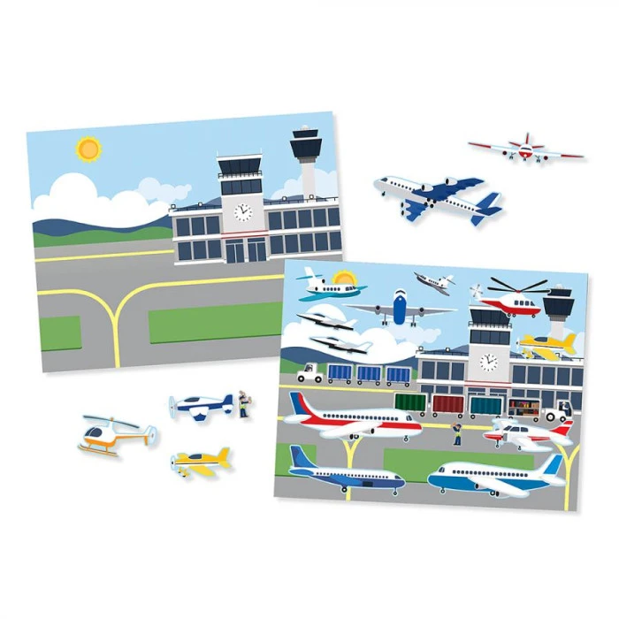 Набор многоразовых наклейок Spin Master Транспорт Melissa and Doug