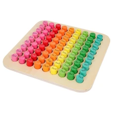 Детская деревянная обучающая таблица Ramiz 3184 Умножение 22 x 22 x 1 см