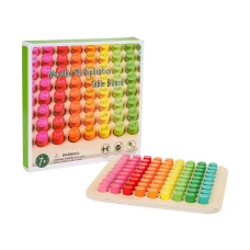 Детская деревянная обучающая таблица Ramiz 3184 Умножение 22 x 22 x 1 см