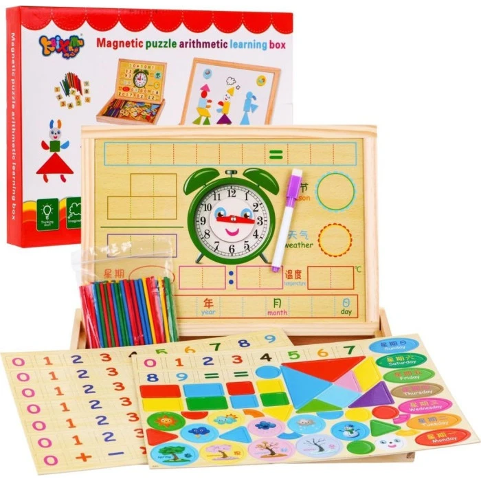 Деревянная магнитная доска для детей 3+