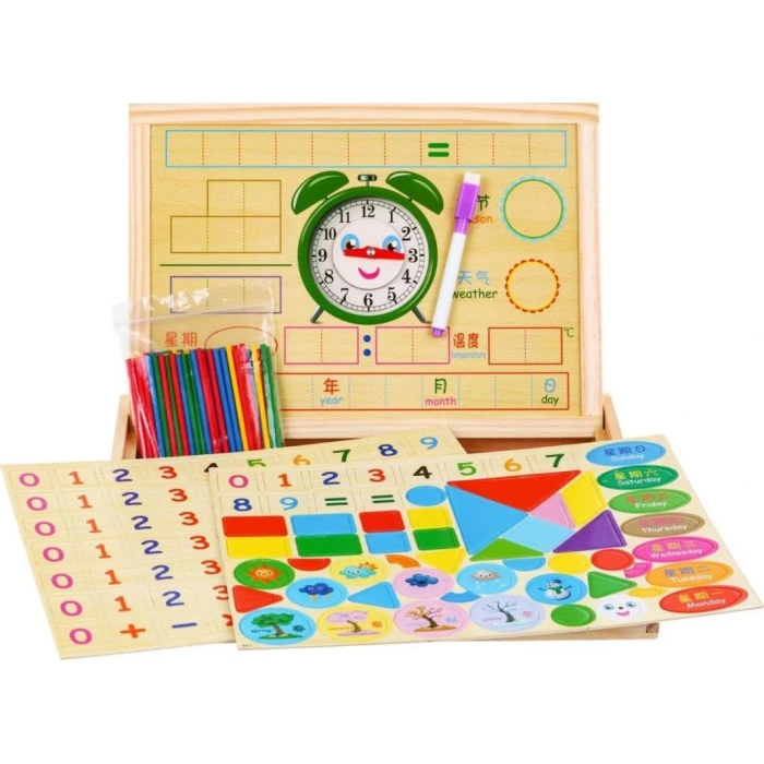 Деревянная магнитная доска для детей 3+