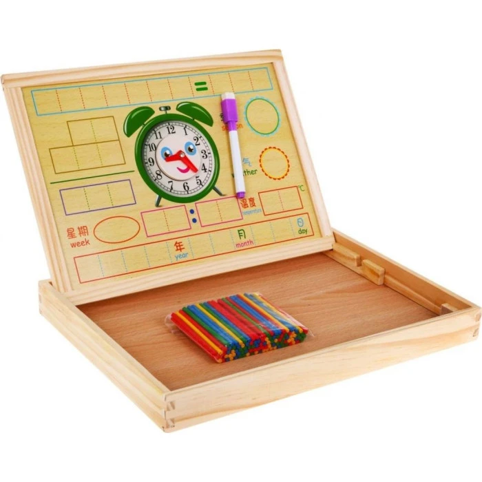 Деревянная магнитная доска для детей 3+