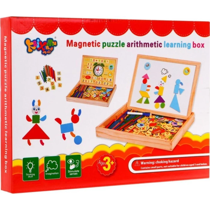 Деревянная магнитная доска для детей 3+