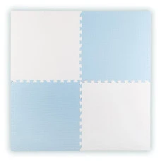 Дитячий килимок-пазл Ricokids біло-блакитний 4 шт