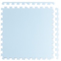 Детский коврик-пазл Ricokids бело-голубой 4 шт