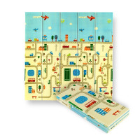 Детский раскладной коврик CITY 195x180CM NILS FUN MD04