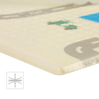 Детский раскладной коврик CITY 195x180CM NILS FUN MD04